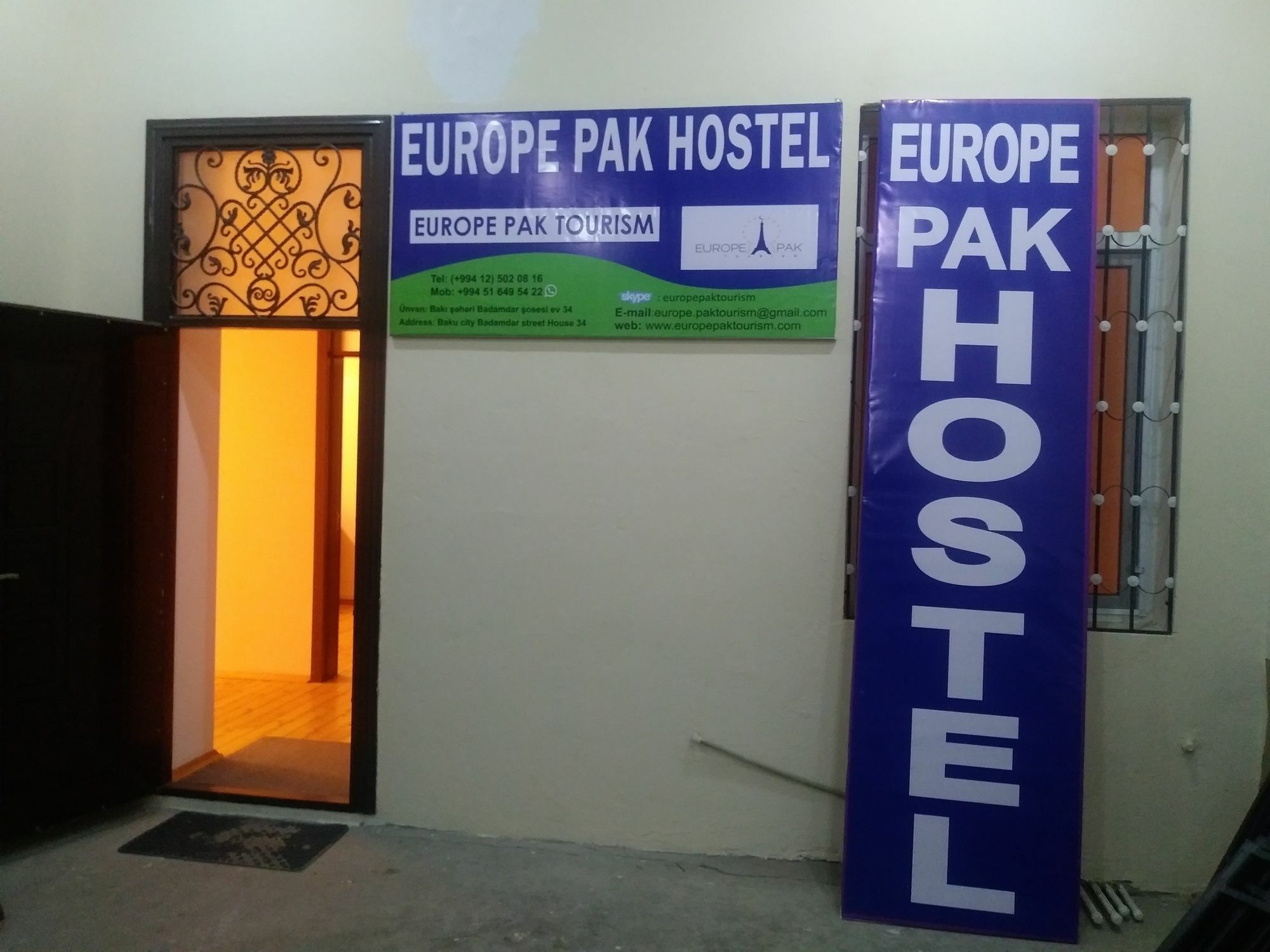 Europe Pak Hostel Baky Esterno foto